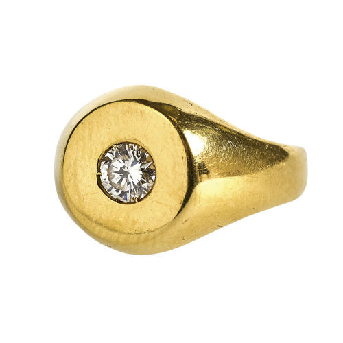 SOLITAIRE-RING : (DOBIASCHOFSKY AUKTIONEN AG)