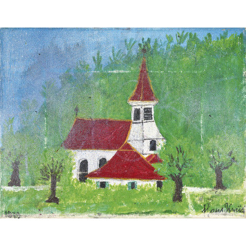 HANS KR�SI : Landschaft mit Kapelle (DOBIASCHOFSKY AUKTIONEN AG)