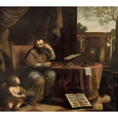17. JH. ITALIEN : Der Heilige Augustinus (DOBIASCHOFSKY AUKTIONEN AG)