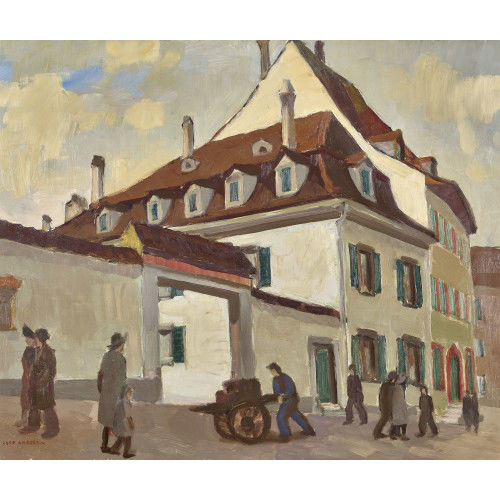 SEPP ANDEREGG : Strassenszene (DOBIASCHOFSKY AUKTIONEN AG)