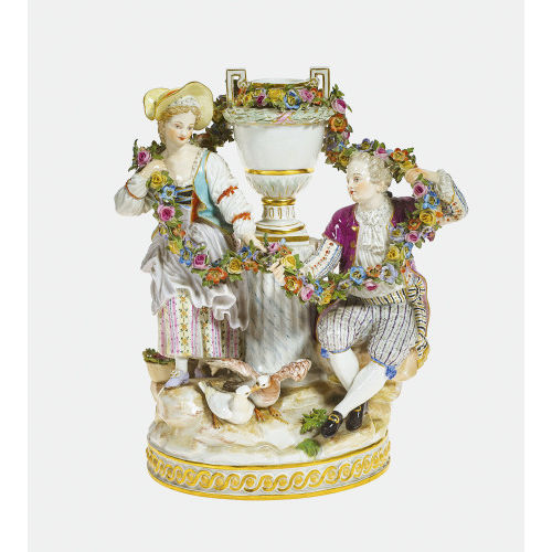 FIGURENGRUPPE : Meissen, um 1870 (K�nigliche Porzellan Manufaktur) (DOBIASCHOFSKY AUKTIONEN AG)