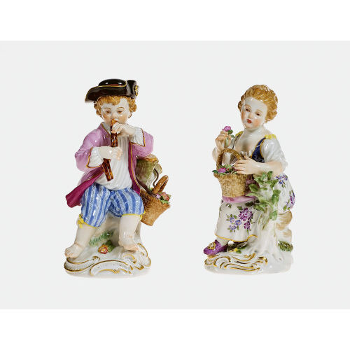 PAAR FIGUREN : Meissen, 2001 bzw. 2002 (Staatliche Porzellan Manufaktur) (DOBIASCHOFSKY AUKTIONEN AG)
