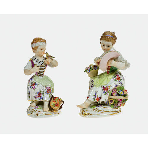 PAAR FIGUREN : Meissen, 1991 bzw. 2001 (Staatliche Porzellan Manufaktur) (DOBIASCHOFSKY AUKTIONEN AG)