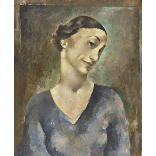 RODOLPHE TH�OPHILE BOSSHARD : 'Portrait Madame Lani' (DOBIASCHOFSKY AUKTIONEN AG)