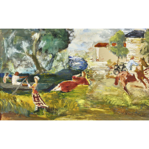 JEAN-LOUIS BOUSSINGAULT : Paysage (DOBIASCHOFSKY AUKTIONEN AG)