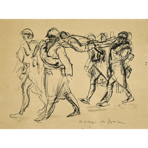 ANDR� ALBERT MARIE DUNOYER DE SEGONZAC : Kriegsopfer (DOBIASCHOFSKY AUKTIONEN AG)