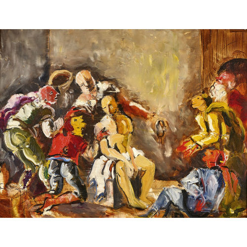 CHARLES GEORGES DUFRESNE : Die Verh�hnung Christi (DOBIASCHOFSKY AUKTIONEN AG)