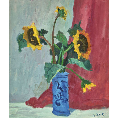 LEO DECK : 'Sonnenblumen' (DOBIASCHOFSKY AUKTIONEN AG)