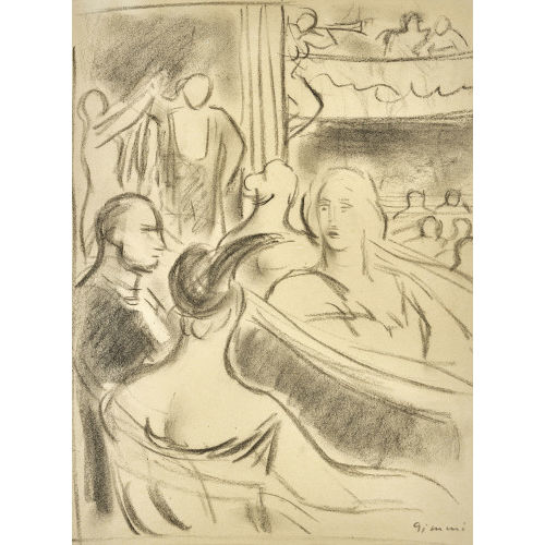 WILHELM GIMMI : Im Theater (DOBIASCHOFSKY AUKTIONEN AG)
