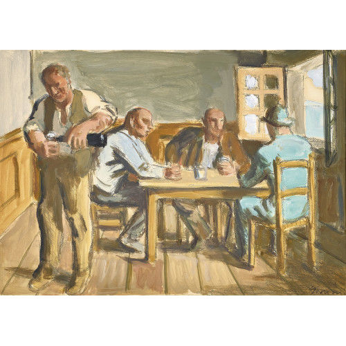 WILHELM GIMMI : 'Caf� des vignerons' (DOBIASCHOFSKY AUKTIONEN AG)