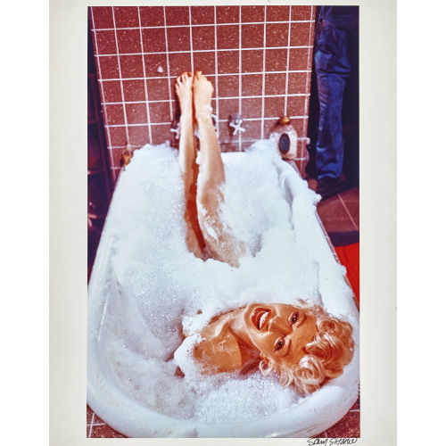 SAM SHAW : Marylin Monroe, The Seven Year Itch Bathtub Scene (DOBIASCHOFSKY AUKTIONEN AG)
