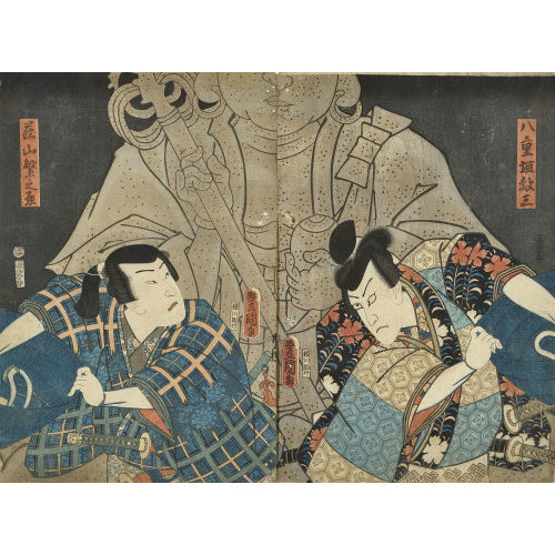 UTAGAWA KUNISADA : Diptychon (DOBIASCHOFSKY AUKTIONEN AG)