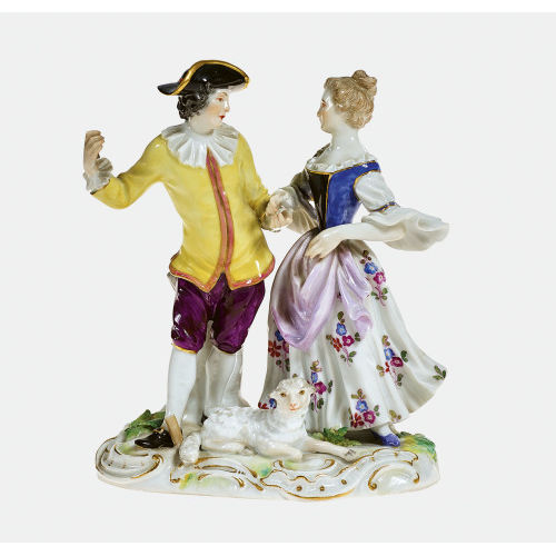 FIGURENPAAR : Meissen, um 1860-1924 (K�nigliche Porzellan Manufaktur) (DOBIASCHOFSKY AUKTIONEN AG)