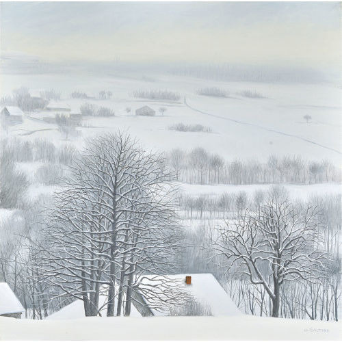CLAUDE SAUTHIER : Winterlandschaft (DOBIASCHOFSKY AUKTIONEN AG)