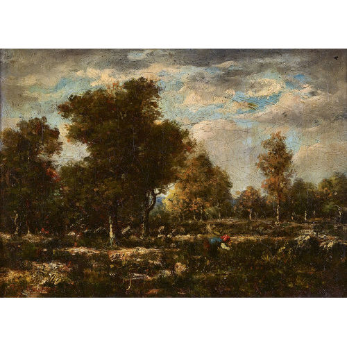 TH�ODORE ROUSSEAU : Paysage (DOBIASCHOFSKY AUKTIONEN AG)