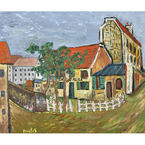 ELISE MACLET : Das Kabarett 'Le Lapin Agile' im Pariser Montmartre (DOBIASCHOFSKY AUKTIONEN AG)