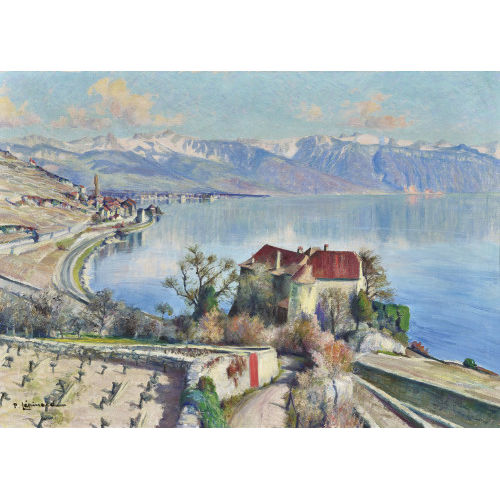 PAUL L�PINARD : Ch�teau de Gl�rolles au Lac L�man (DOBIASCHOFSKY AUKTIONEN AG)