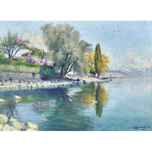 PAUL L�PINARD : Au bord du Lac L�man (DOBIASCHOFSKY AUKTIONEN AG)