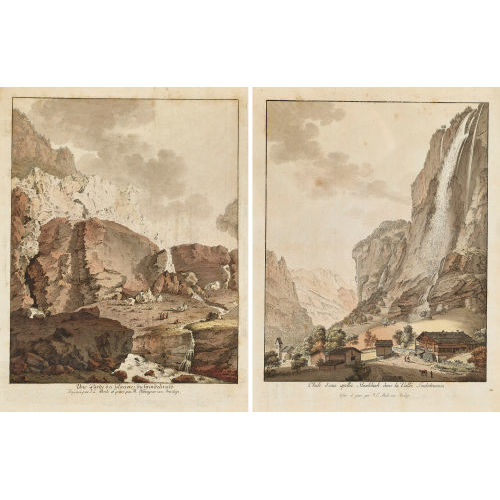 JOHANN LUDWIG ABERLI : Paar Berner Ansichten (DOBIASCHOFSKY AUKTIONEN AG)