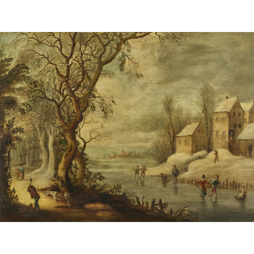 GIJSBRECHT LEYTENS : Winterlandschaft (DOBIASCHOFSKY AUKTIONEN AG)