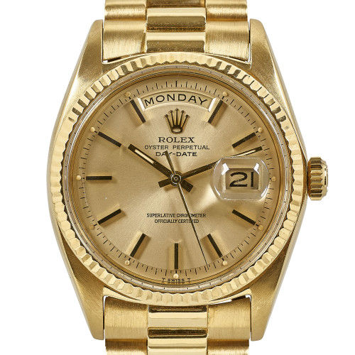 ROLEX : Gentleman's wristwatch 'Oyster Pertpetual, Day-Date' (DOBIASCHOFSKY AUKTIONEN AG)