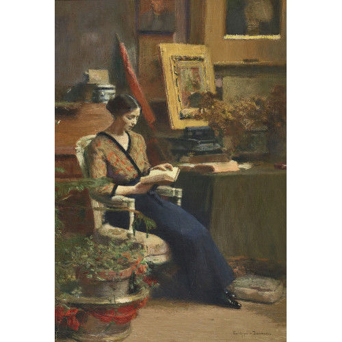 PHILIPPE ZACHARIE : La liseuse (DOBIASCHOFSKY AUKTIONEN AG)