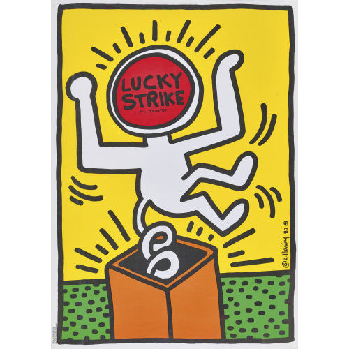 KEITH HARING : 'Lucky Strike' (DOBIASCHOFSKY AUKTIONEN AG)