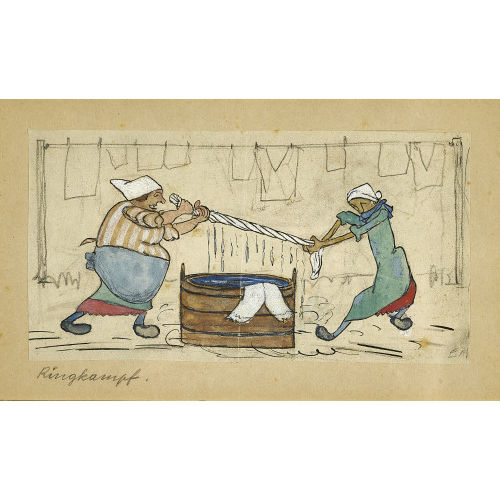 ERNST MORGENTHALER : 'Ringkampf' (DOBIASCHOFSKY AUKTIONEN AG)