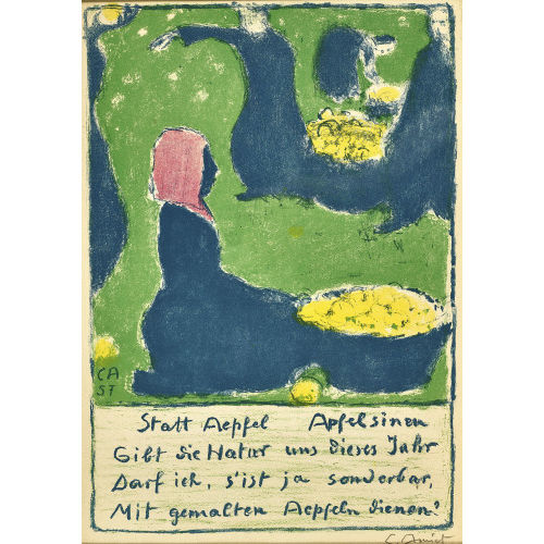 CUNO AMIET : 'Obsternte' (DOBIASCHOFSKY AUKTIONEN AG)