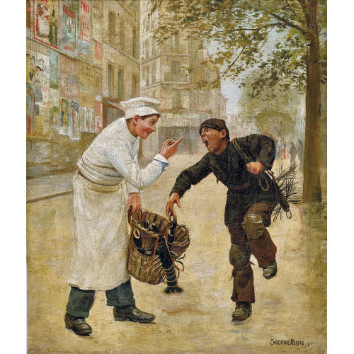 PAUL CHARLES CHOCARNE-MOREAU : Apprenti cuisinier et ramoneur (DOBIASCHOFSKY AUKTIONEN AG)