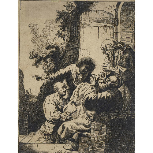 HARMENSZ REMBRANDT VAN RIJN : 'Jakob beweint Josefs Tod' (DOBIASCHOFSKY AUKTIONEN AG)