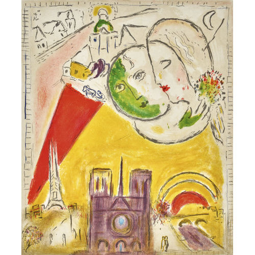 MARC CHAGALL : 'Champs-�lys�es' (DOBIASCHOFSKY AUKTIONEN AG)