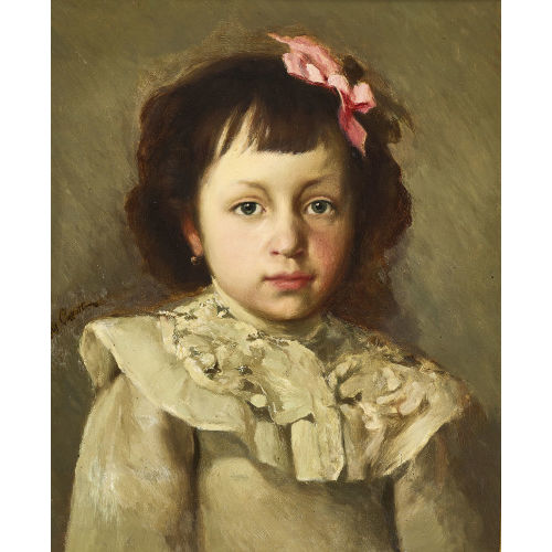 MARY CASSATT : M�dchenportr�t (DOBIASCHOFSKY AUKTIONEN AG)