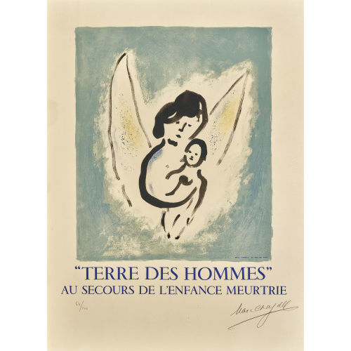 MARC CHAGALL : 'Terre des Hommes' (DOBIASCHOFSKY AUKTIONEN AG)