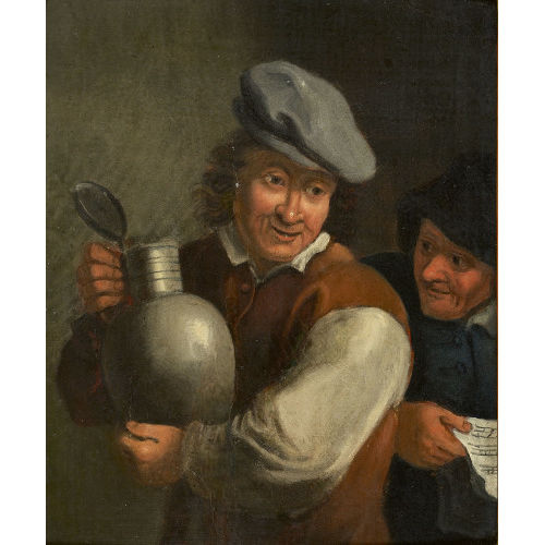 DAVID II TENIERS : Bauer mit Weinkrug (DOBIASCHOFSKY AUKTIONEN AG)