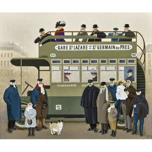 JAN BALET : 'L'autobus' (DOBIASCHOFSKY AUKTIONEN AG)