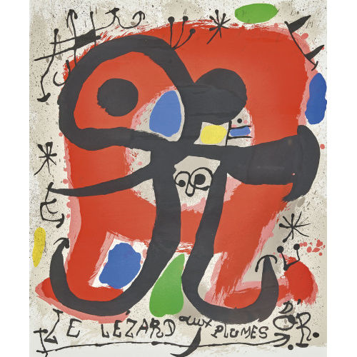 JOAN MIR� : 'Le l�zard aux plumes d'or' (DOBIASCHOFSKY AUKTIONEN AG)