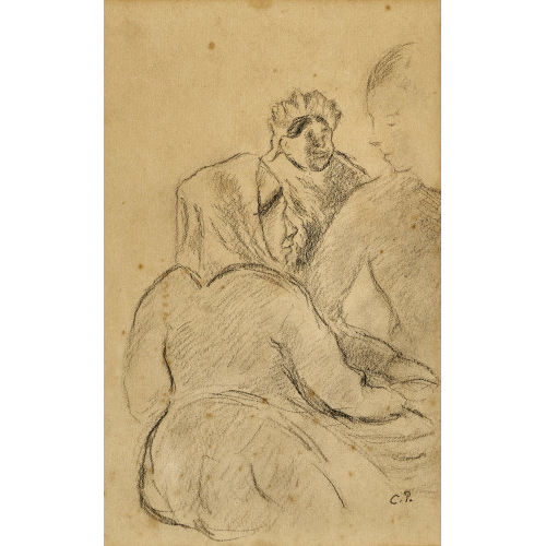 CAMILLE PISSARRO : 'Marktszene I' (DOBIASCHOFSKY AUKTIONEN AG)