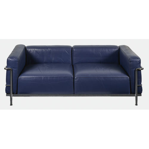 CHARLES-�DOUARD) LE CORBUSIER (EIGTL. JEANNERET : Zweisitzer-Sofa Grand Confort LC2 (Ausf�hrung Cassina) (DOBIASCHOFSKY AUKTIONEN AG)