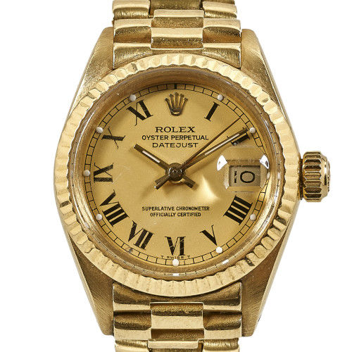 ROLEX : Lady's wristwatch 'Oyster Perpetual, Datejust' (DOBIASCHOFSKY AUKTIONEN AG)