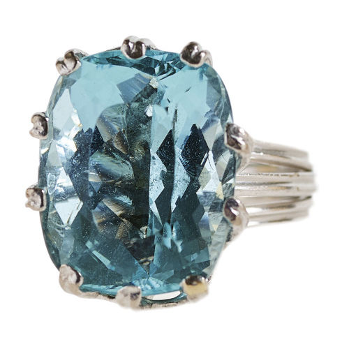 AQUAMARIN-RING : (DOBIASCHOFSKY AUKTIONEN AG)