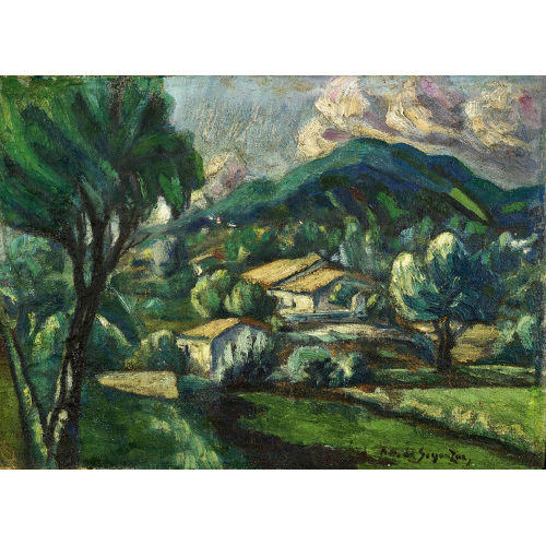 ANDR� ALBERT MARIE DUNOYER DE SEGONZAC : Paysage (DOBIASCHOFSKY AUKTIONEN AG)