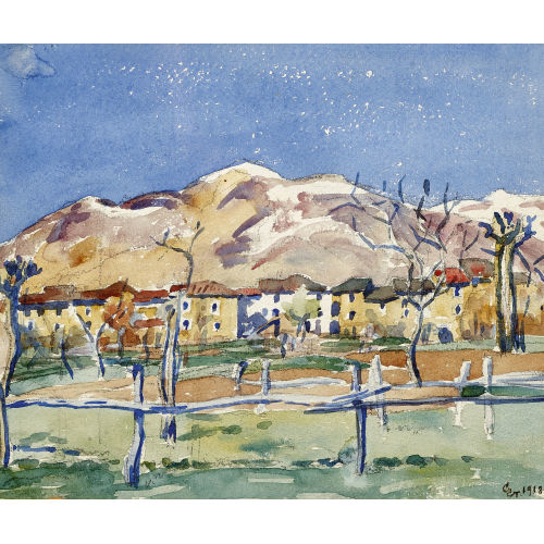 GIOVANNI GIACOMETTI : Herbstlandschaft (DOBIASCHOFSKY AUKTIONEN AG)