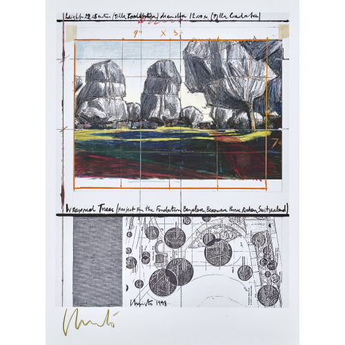 CHRISTO) CHRISTO (EIGTL. JAVACHEFF : 'Wrapped Trees' (DOBIASCHOFSKY AUKTIONEN AG)