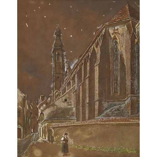 FRANZ ALT : Die Klarissenkirche in Bratislava (DOBIASCHOFSKY AUKTIONEN AG)