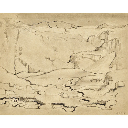 ALFRED HEINRICH PELLEGRINI : Gebirgslandschaft (DOBIASCHOFSKY AUKTIONEN AG)