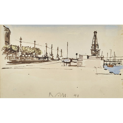 RUDOLF MUMPRECHT : Am Quai (DOBIASCHOFSKY AUKTIONEN AG)
