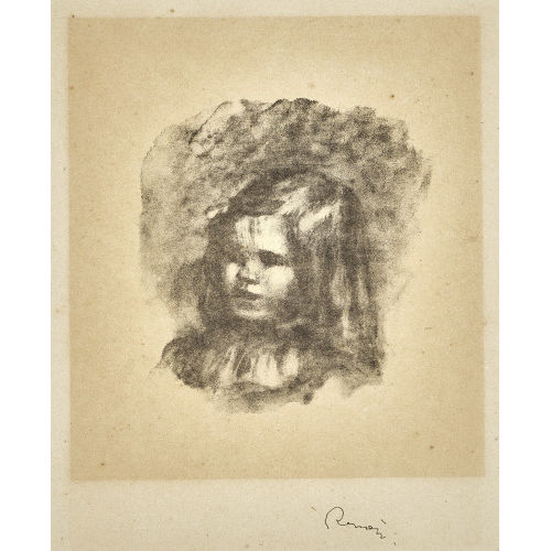 PIERRE-AUGUSTE RENOIR : 'Claude Renoir, tourn� � gauche' (DOBIASCHOFSKY AUKTIONEN AG)
