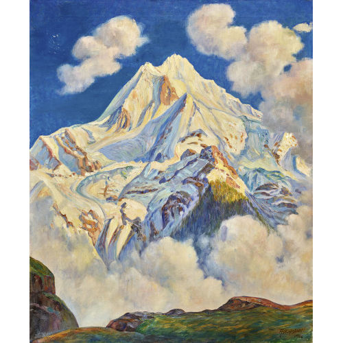 A. BACHMANN : 'Bietschhorn' (DOBIASCHOFSKY AUKTIONEN AG)