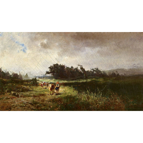 AMBROGIO PREDA : Paesaggio (DOBIASCHOFSKY AUKTIONEN AG)